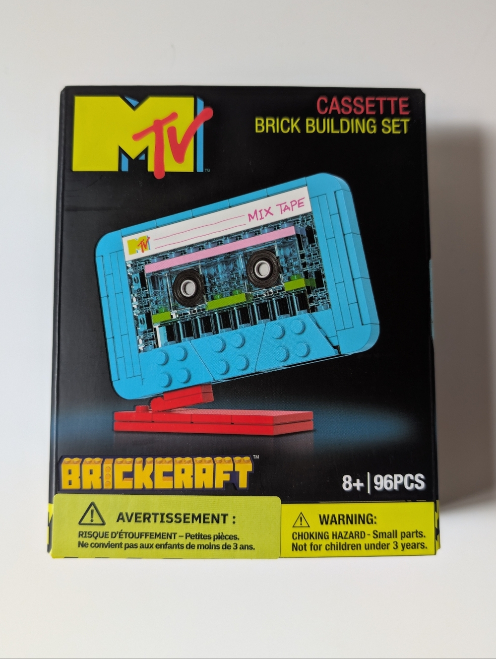 MTV Blue Cassette Brick Building Set by Brickcraft